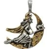 Golden Witchs Moon Fantasy Necklace -Chic Jewelry Store 090 AM02