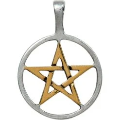 Golden Pentagram Necklace