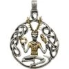 Golden Cernunnos Necklace -Chic Jewelry Store 090 AM04
