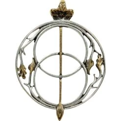 Silver And Gold Chalice Well Necklace