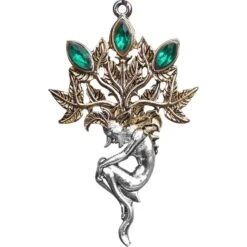 Golden Mandrake Necklace