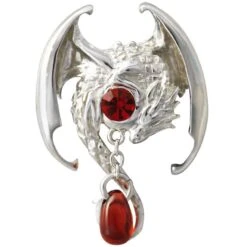 Fafnir Dragon Necklace By Anne Stokes