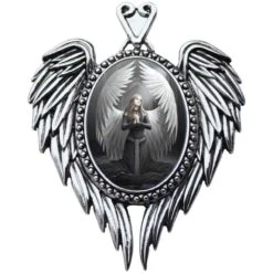 Prayer For The Fallen Cameo Necklace