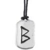 Beorc Rune Charm Necklace For Growth 1 Beorc Rune Charm Necklace For Growth -Chic Jewelry Store 090 HRP18 1