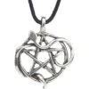 Snake Pentacle Necklace -Chic Jewelry Store 090 HWP08 1