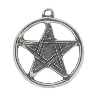 Filled Star Pentagram Necklace 3 Filled Star Pentagram Necklace