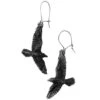 Black Raven Earrings