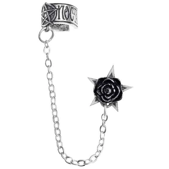 Rosa Nocta Chained Earring 3 Rosa Nocta Chained Earring
