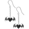 Black Soul Dropper Earrings -Chic Jewelry Store AG E443