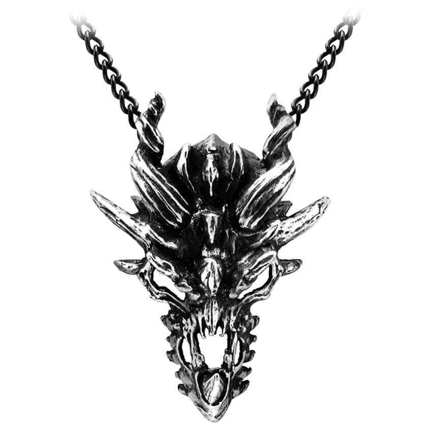 Dragon Skull Necklace 3 Dragon Skull Necklace