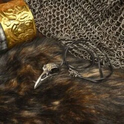 Helm Of Awe Ravenskull Necklace 9 Helm Of Awe Ravenskull Necklace -Chic Jewelry Store AG P687 4