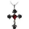 Black Rosifix Necklace -Chic Jewelry Store AG P758