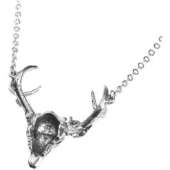 White Hart, Black Rose Necklace -Chic Jewelry Store AG P807 3