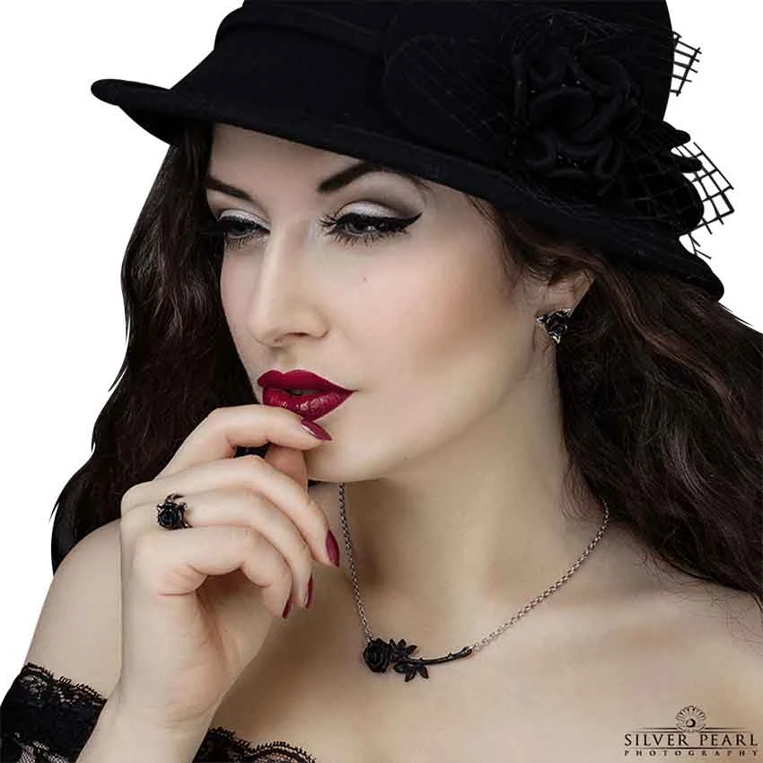 Black Thorn Necklace 4 Black Thorn Necklace - Image 2