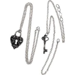 Key To Eternity Couples Necklace Set -Chic Jewelry Store AG P943 3