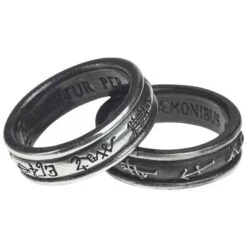 Demon Black And Angel White Ring