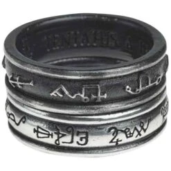 Demon Black And Angel White Ring -Chic Jewelry Store AG R212 3