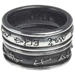 Demon Black And Angel White Ring -Chic Jewelry Store AG R212 4