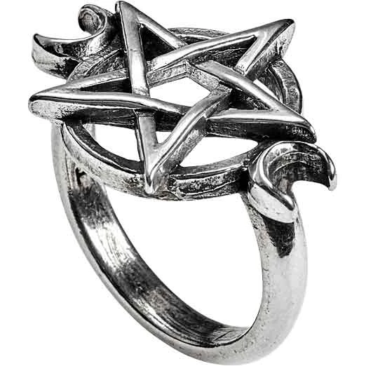 Triple Goddess Pentacle Ring 5 Triple Goddess Pentacle Ring - Image 3