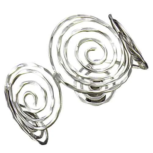 Silver Spiral Bracelet 3 Silver Spiral Bracelet