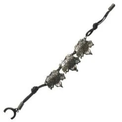 Antique Silver Maple Leaf Bracelet
