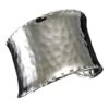 Hammered Silver Cuff Bracelet -Chic Jewelry Store AJ 0159