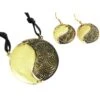 Brass Yin Yang Jewelry Set -Chic Jewelry Store AJ 0168