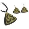 Brass Triquetra Jewelry Set -Chic Jewelry Store AJ 0186