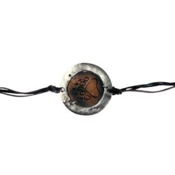 Silver And Copper Bear Claw Bracelet