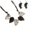 Two Tone Leaves Jewelry Set -Chic Jewelry Store AJ 0273