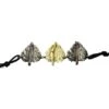Brass Textured Leaves Bracelet -Chic Jewelry Store AJ 0282