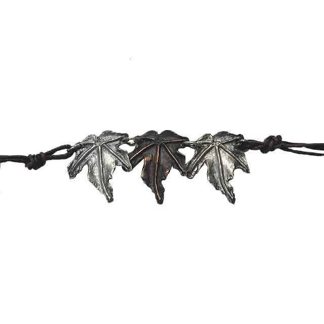 Silver And Copper Maple Bracelet 3 Silver And Copper Maple Bracelet