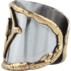Wide Scroll Cuff Ring -Chic Jewelry Store AJ 0392 3