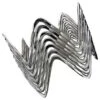 Silver Ripple Cuff -Chic Jewelry Store AJ 0425