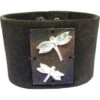 Copper Dragonfly Leather Bracelet -Chic Jewelry Store AJ 0524