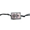 Copper With Silver Fleur De Lis Bracelet -Chic Jewelry Store AJ 0584