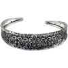 Antique Silver Damask Cuff Bracelet -Chic Jewelry Store AJ 0719