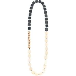 Light And Dark Horn Viking Necklace