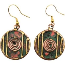 Merchantess Medieval Patina Hook Earrings