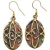 Hypatia Medieval Patina Hook Earrings 2 Hypatia Medieval Patina Hook Earrings -Chic Jewelry Store AJ 0807