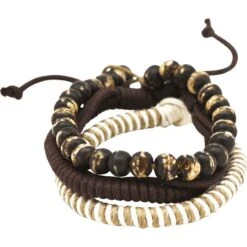 Set Of 3 Viking Warrior Bracelets