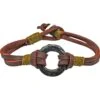 Questers Leather Medieval Bracelet 2 Questers Leather Medieval Bracelet -Chic Jewelry Store AJ 0825