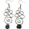 Flourished Spiral Medieval Earrings 2 Flourished Spiral Medieval Earrings -Chic Jewelry Store AJ 0847