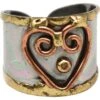 Spiral Heart Medieval Cuff Ring -Chic Jewelry Store AJ 0857