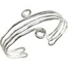 Hammered Spiral Medieval Cuff Bracelet 2 Hammered Spiral Medieval Cuff Bracelet -Chic Jewelry Store AJ 0877