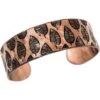 Copper Engraved Leaf Cuff Bracelet -Chic Jewelry Store AJ 0887