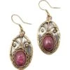 Rhodonite Medieval Earrings 1 Rhodonite Medieval Earrings -Chic Jewelry Store AJ 0896