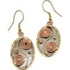 Spiral Yin And Yang Earrings -Chic Jewelry Store AJ 0897
