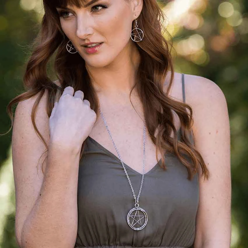 Wiccan Wire Pentacle Necklace 4 Wiccan Wire Pentacle Necklace - Image 2