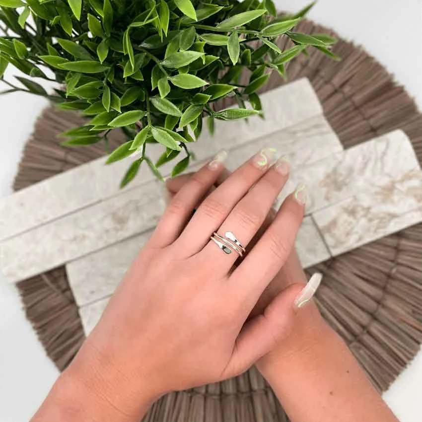 Silver Spiral Medieval Ring 4 Silver Spiral Medieval Ring - Image 2